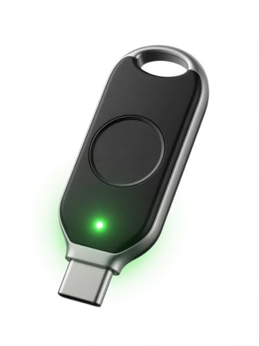 imKey Pass S6 FIDO2 FIDO U2F Certified Fingerprint Security Key Biometric Authentication USB-C Fast Passkey Passwordless Login & Strong 2FA MFA Phishing-Resistant for Online Accounts
