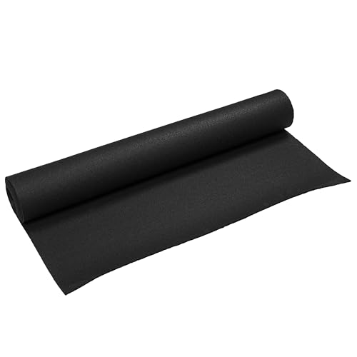 MSI Rubber Utility Mat 60in. x 96in. Black Non-Slip Floor Mat - size: 96"L x 60"W x 0.2"Th