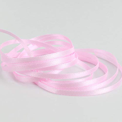 HUIHUANG Pink Thin Double-Sided Satin Ribbon 1/8 inch Continous 100 Yards - color: Light Pink, size: 1/8 inch
