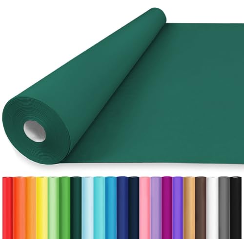 Vanhench 36" x 2400" (200') Green Wrapping Paper Roll - color: Christmas Green, size: 36" X 200'