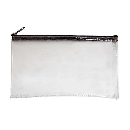 Multi-Purpose Zipper Bag, Clear, 11 x 6 Inch - color: Clear