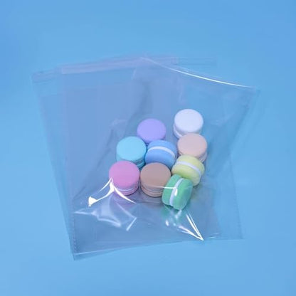 iMailer - 200 Count - 6" x 9" Cellophane Bags Self Sealing - Resealable Clear Poly Cello Bags for A7 A8 A9 Cards & Envelopes, Bakery, Cookies, Treats - size: 6x9 Inch (Pack of 200)