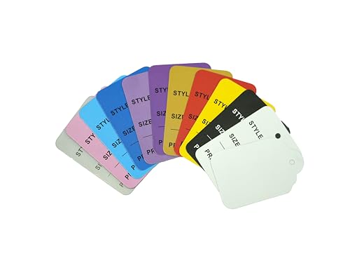 White Blank Hanging PricingTags Unstrung 1000 PCS 1 Set