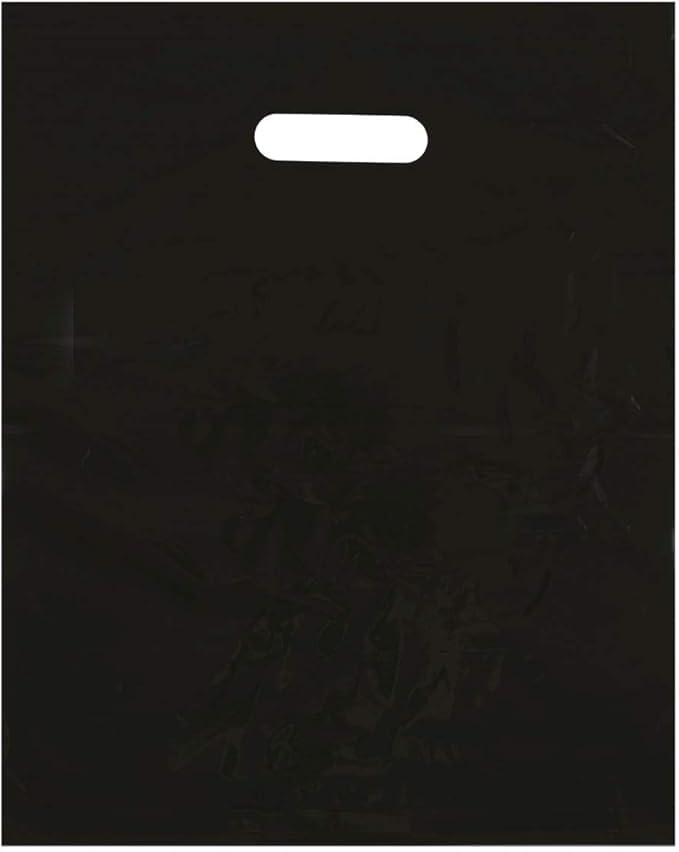 Infinite Pack Plastic Merchandise Bags, Black, 12x15 Inches, 100 Pack - color: Black, size: 12" X 15", PACK OF 100