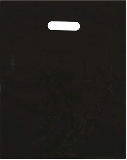 Infinite Pack Plastic Merchandise Bags, Black, 12x15 Inches, 100 Pack - color: Black, size: 12" X 15", PACK OF 100