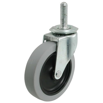 Shepherd Hardware 3265 3-Inch Threaded Stem TPR Caster, 110-lb Load Capacity - size: 3-Inch