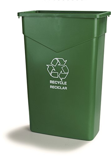 Carlisle FoodService Products CFS Recycle Waste Container - color: Green Recycle, style: Modern
