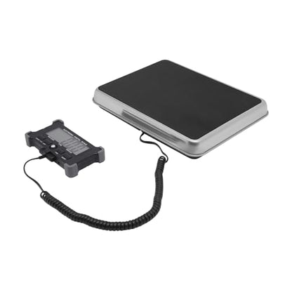 Digital Shipping Postal Scale, 440LBS Weight Commercial Stainless Steel Digital Mail Parcel Scale Multiple Shipping Scale with LCD Display& Extended Cord for Business, Warehouse, Home