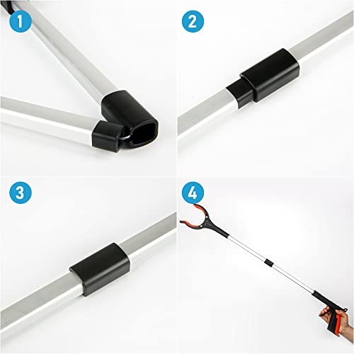 Grabber Reacher Tool, Orange, 32", Foldable - color: Orange1