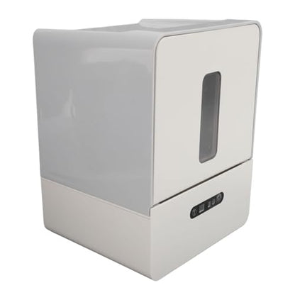 CCYLEZ Automatic Touchless Paper Towel Dispenser - Wall Mount SensorActivated Night Light HandsFree Paper Roll Dispenser for Bathroom, Kitchen, & Hotel (Gray) - color: Gray