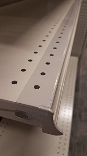 Transparent/Clear Gondola Shelf Vinyl Insert for Ticket Channel 130' x 1.25"- 10 Pack - size: 10 Rolls