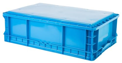 Hudson Exchange 24 x 15 x 7.5" Straight Wall Handled Storage Container Tote, Blue - color: Blue, size: 1 Pack