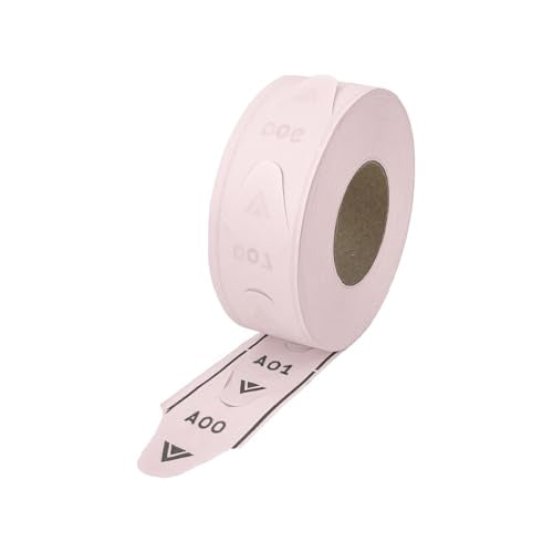 1 Roll of 2-Digit T80 Pink Take a Number Tickets for D80 Ticket Dispenser - 2000 / roll (Pink) - color: Pink
