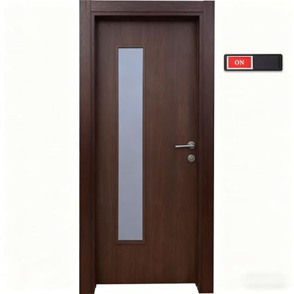 ON OFF Slider Sign, On Off Door Indicator Sign, Sliding Privacy Signs - color: Black On Off