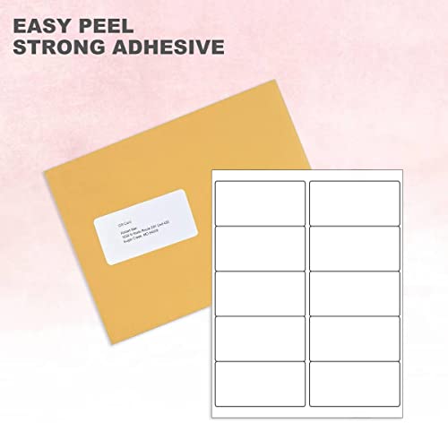 BESTEASY 10-UP Address Labels,/Address Mailing Labels 1000 Sheets Shipping Sticker Labels Compatible Laser/Ink Jet Shipping Labels(10000 Labels) - size: 1000 sheets, style: 10 up-2"x4"