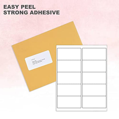 BESTEASY 10-UP Address Labels,/Address Mailing Labels 1000 Sheets Shipping Sticker Labels Compatible Laser/Ink Jet Shipping Labels(10000 Labels) - size: 1000 sheets, style: 10 up-2"x4"