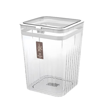 Bathroom Trach Can with Lid, 2.6 Gallon Grabage Can,Gray - color: white
