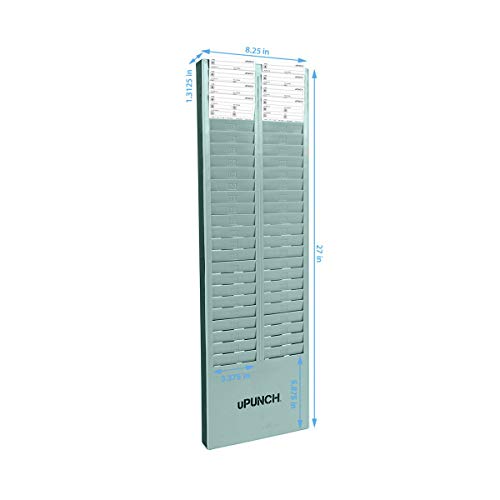 uPunch Time Card Rack with 50 Slots