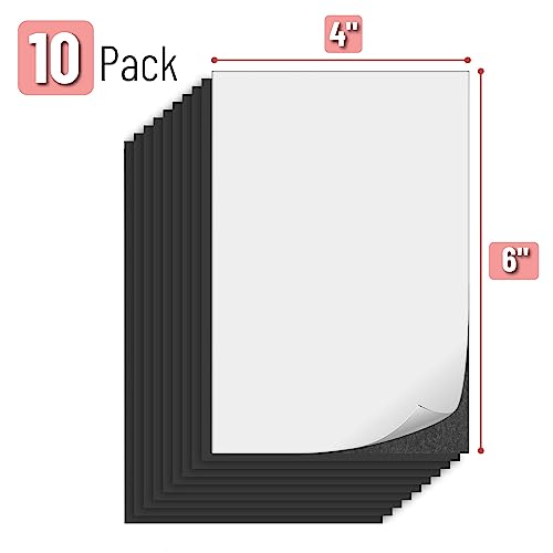 Mr. Pen- Adhesive Magnetic Sheets, 4" x 6", 10 Pack - size: 4" x 6", style: 10 Pack