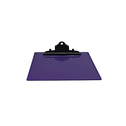 Saunders 21606 Recycled Plastic Clipboard w/Ruler Edge, 1" Clip Cap, 8 1/2 x 12 Sheets, Purple - color: Purple, size: Pack of 1