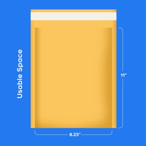 The Boxery 8.5”12” Kraft Bubble Mailers |100 Padded Envelopes Included - Self Sealing Shipping Bags - #2 - size: 8.5x12'' (100 PACK)