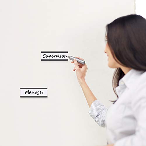 Outus 60 Pcs Magnetic C Channel Label Holders, 3 x 1''
