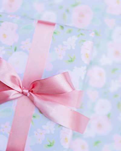 Pink Satin Ribbon 1 Inch for Gift Wrapping, 50 Yards in Length - color: Pink, size: 1"