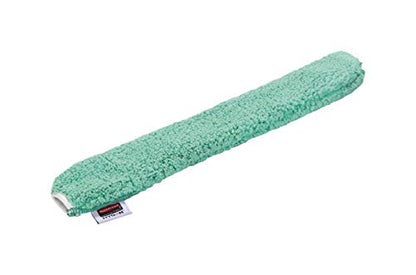 Rubbermaid Commercial Products HYGEN Flexible Microfiber Dusting Cover/Sleeve, 20 inch, Green, for Janitorial/Professional Cleaning/Dusting/Wiping of Hard to Reach Surfaces