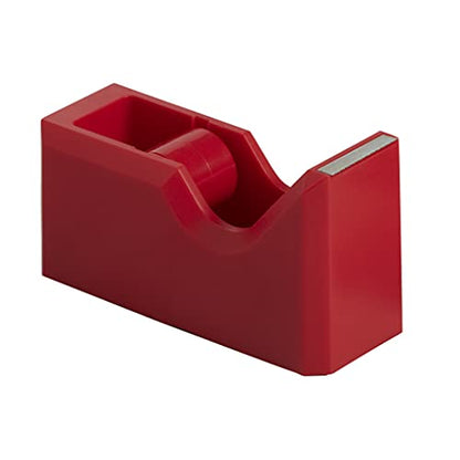 JAM PAPER Colorful Desk Tape Dispensers - Red - Sold Individually - color: Red, size: Pack of 1