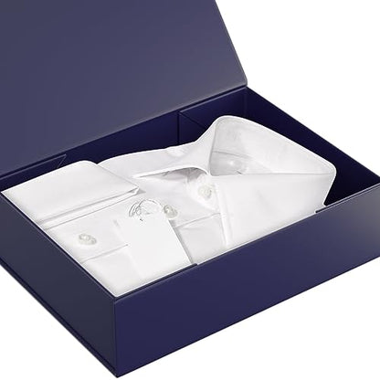 Blue Gift Box 11.9" x 8.5" x 3.3",Magnetic Closure Gift Boxes for Presents - color: Dark Blue