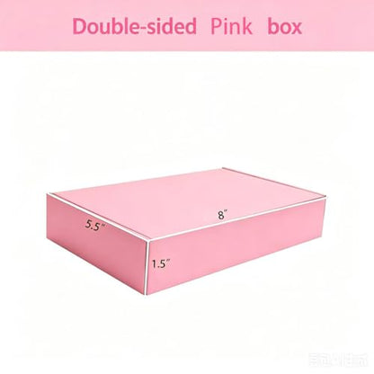 KAXILU Pink Cardboard Boxes Shipping Packaging Boxs 20pcs Shipping Boxs Suitable E-Commerce Packaging Small L8xW5.5xH1.5 inch - color: Pink-2, size: Small-L8xW5.5xH1.5 inch