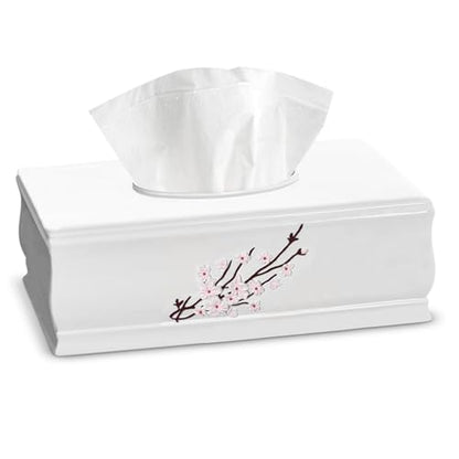 Creative Scents Vanda Rectangle Tissue Box Cover with Bottom Slider - style: Rectangle Tissue Box