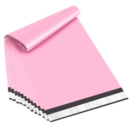 UCGOU Large Poly Mailers 17.7x22 Inch Light Pink 50 Pack Shipping Bags - size: 17.7x22" 50PC