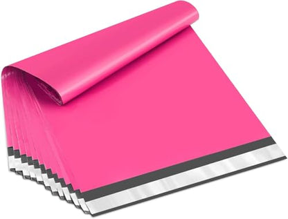 UCGOU Large Poly Mailers 14.5x19 Inch Hot Pink 50 Pack Shipping Bags - color: Hot Pink, size: 14.5x19 50PC
