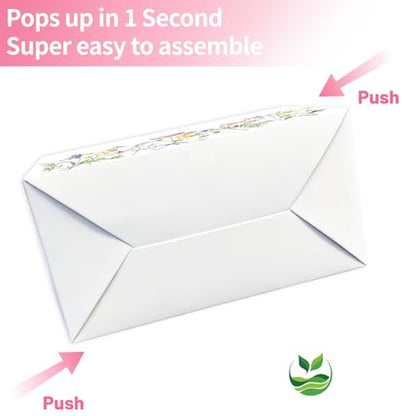 25 PCS Wild Flower Gift Boxes, Spring Party Favor Treat Birthday Candy Box