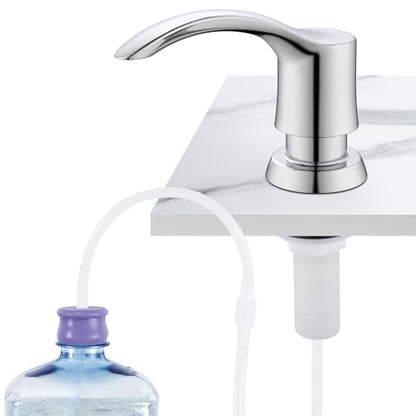 GAGALIFE Kitchen Sink Soap Dispenser - Chrome, G080C-G - color: Chrome, size: with Hose