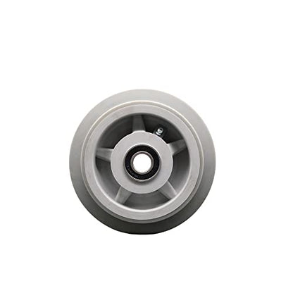 SCC-6 TPR Wheel Only - Replacement for Haul Master Appliance Hand Truck 9913304 - color: 6" x 2" - Gray - 1 PC, size: Flat Free Non-Marking TPR