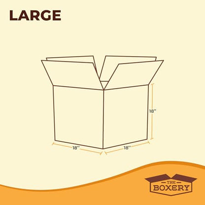 The Boxery Moving Boxes 15-Pack Large | 18x18x18 inch - size: Large-15-pack