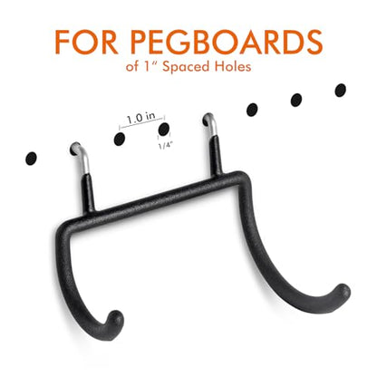 Utility Heavy Duty Pegboard Hooks, 8Pack Peg Board Power Tool Drill Holders - style: 8 Pack