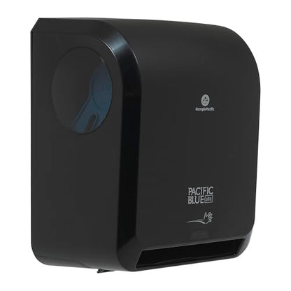 Pacific Blue Ultra 8" High-Capacity Automated Touchless Paper Towel Dispenser by GP PRO (Georgia-Pacific); Black; 59590; 12.9" W x 9" D x 16" H; 1 Dispenser - style: Automated dispenser