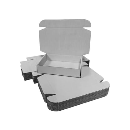 50 Pack 7.9x5.5x1.6 in Gray Shipping Boxes - color: Gray, size: 7.9x5.5x1.6 in