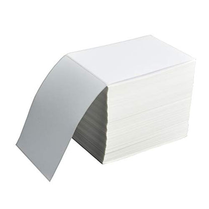 FungLam 4x6 Thermal Labels Fanfold, 1000 Direct Thermal Shipping Labels - size: 4" x 6" - 1000 Labels