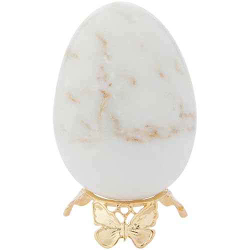 Bard's Gold-toned Egg Stand/Holder, Butterflies, 0.875" Diameter (Fits Hen Sized Eggs)