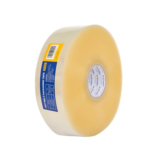 NORTHSKY Hot Melt Packaging Tape, 1000 Yard x 3 Inch Industrial Packing Tape Roll, 2 Mil Clear Carton Sealing Tape with 3 Inch Core, Packaging Tape for Box Sealing, Shipping, Warehouse, Distribution - size: 3in*2mil