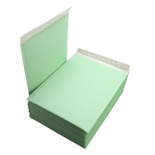 Lake green Bubble Mailers Padded KAIXILU Mailer Envelopes L13xW10 inch-25PCS Packaging Mailing Envelope Bags Shipping Bag Bulk Pack Self Seal Package Mail Packing Business Supplies - color: Lake green-25pcs, size: L13xW10 inch