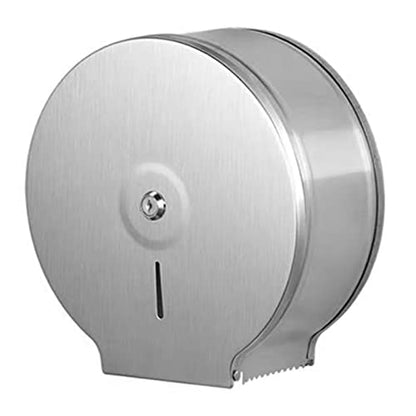 Commercial Jumbo Toilet Paper Dispenser, Wall Mount Stainless Steel 10 Inch Roll Toilet Paper Holder, Brushed Touchless Toilet Tissue Dispenser