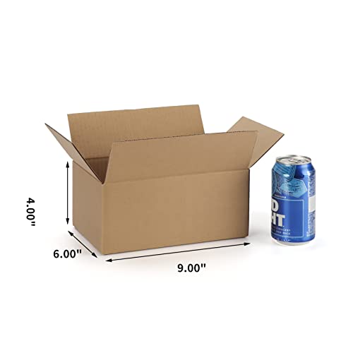 CRUGLA 9x6x4 Shipping Boxes for Small Business, Cardboard Corrugated Mailing Packaging Box, 25 Packs - size: 9x6x4 Inch 25 Pack