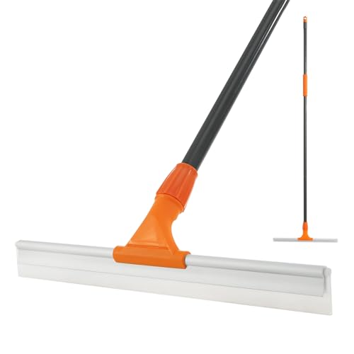 CLEANHOME Silicone Floor Squeegee for Shower Glass, Floor, and Garage