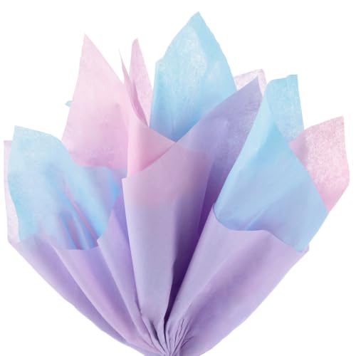 Hallmark Bulk Tissue Paper for Gift Bags, 120 Sheets (Pastel, 8 Colors) - style: Paper