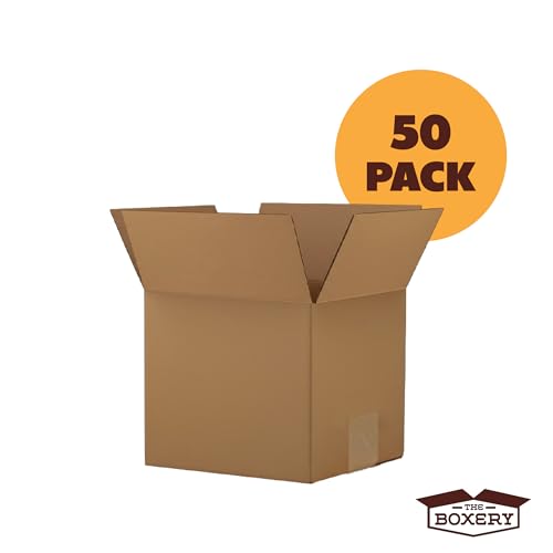 The Boxery 4"x4"x24" Corrugated Cardboard Boxes 50-Pack - size: 4 x 4 x 24"